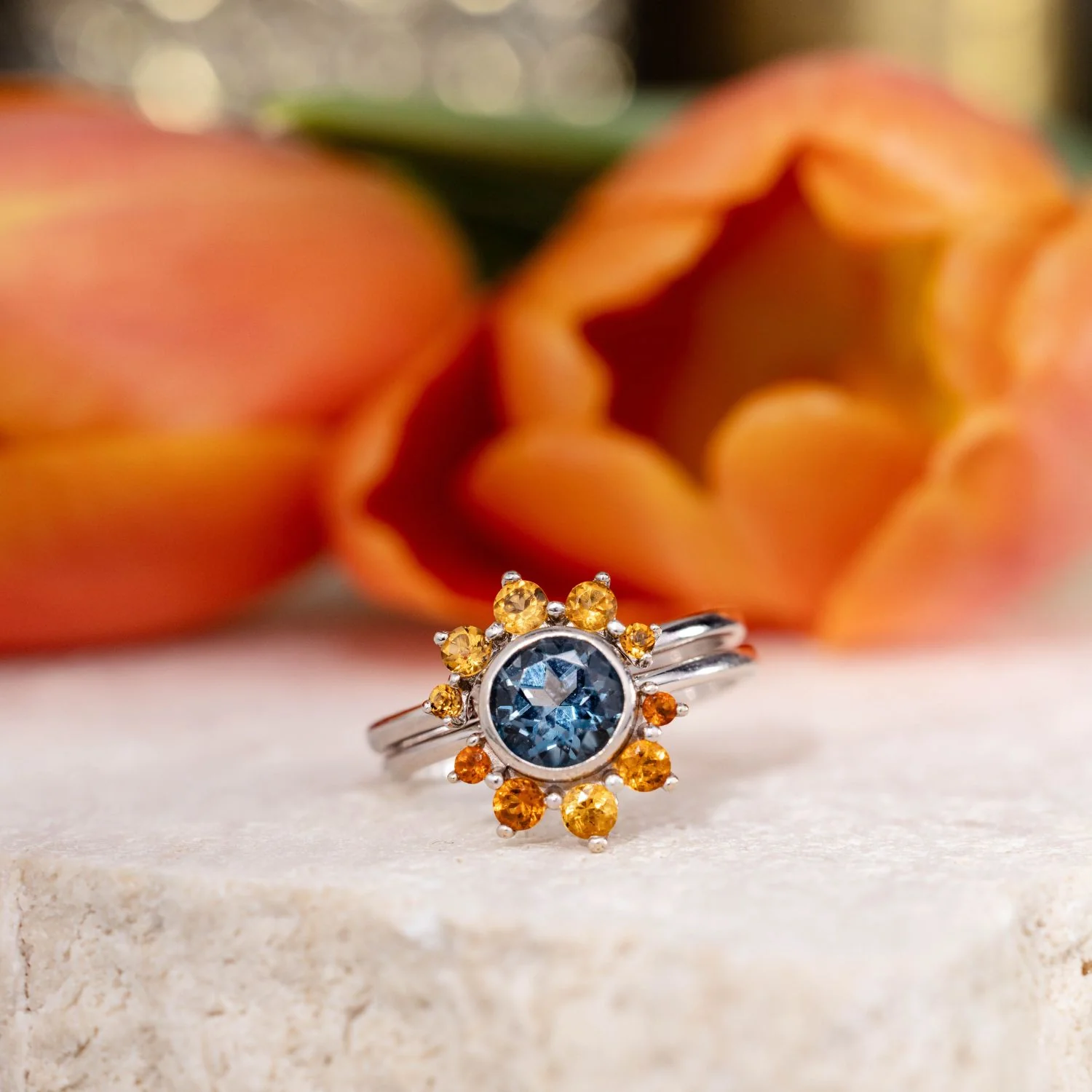 The Fable - Citrine Crown Contour Band - Image 6