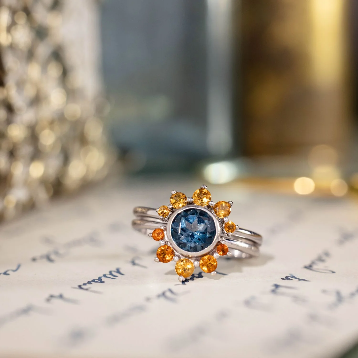 The Fable - Citrine Crown Contour Band - Image 8