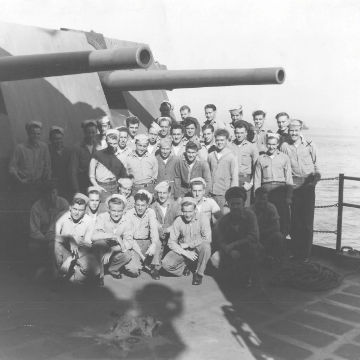 The Gold Rush | Men's Gold Wedding Band with USS California Battleship Teak Wood - Image 11