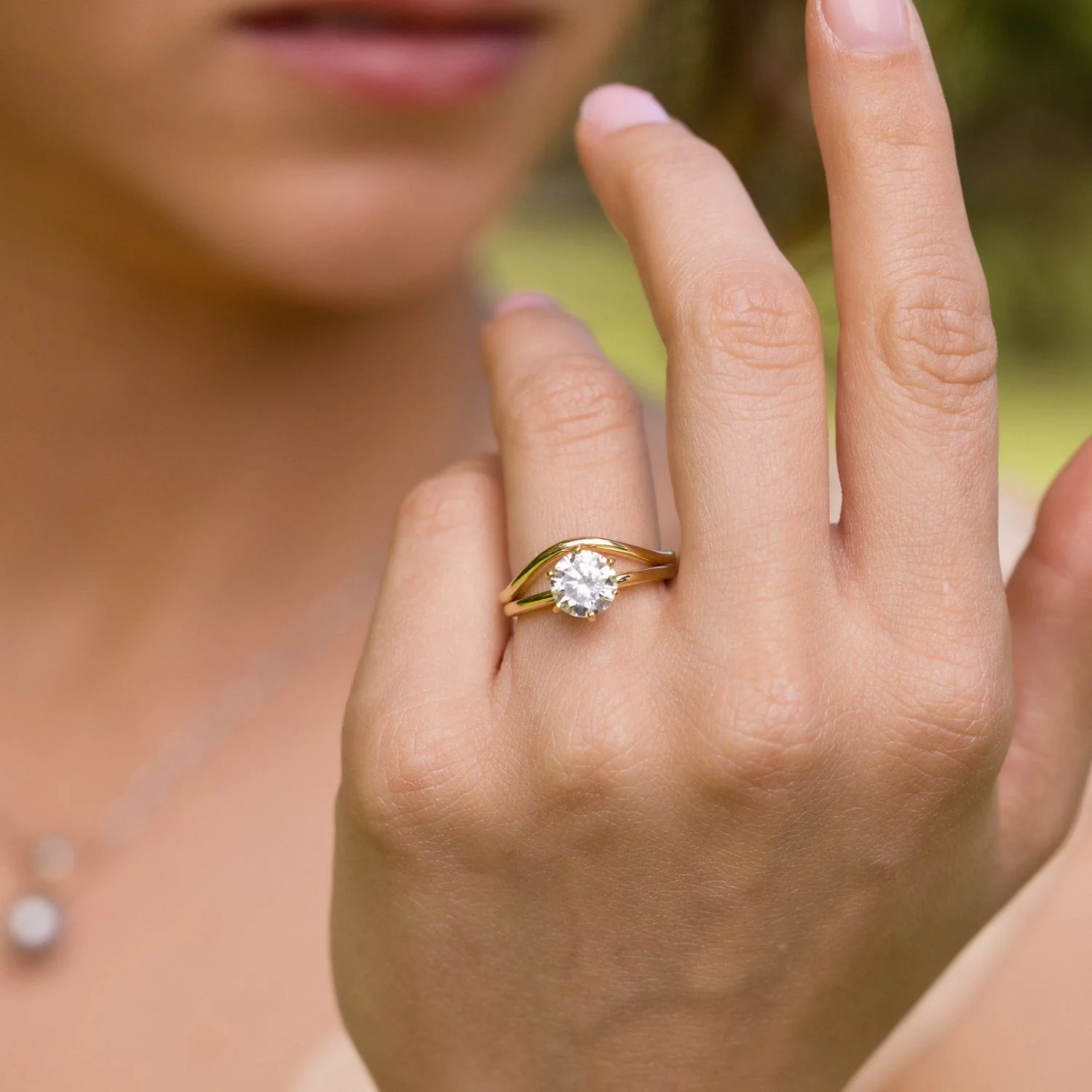 The Harper - Classic Solitaire Round Diamond Engagement Ring - Image 12