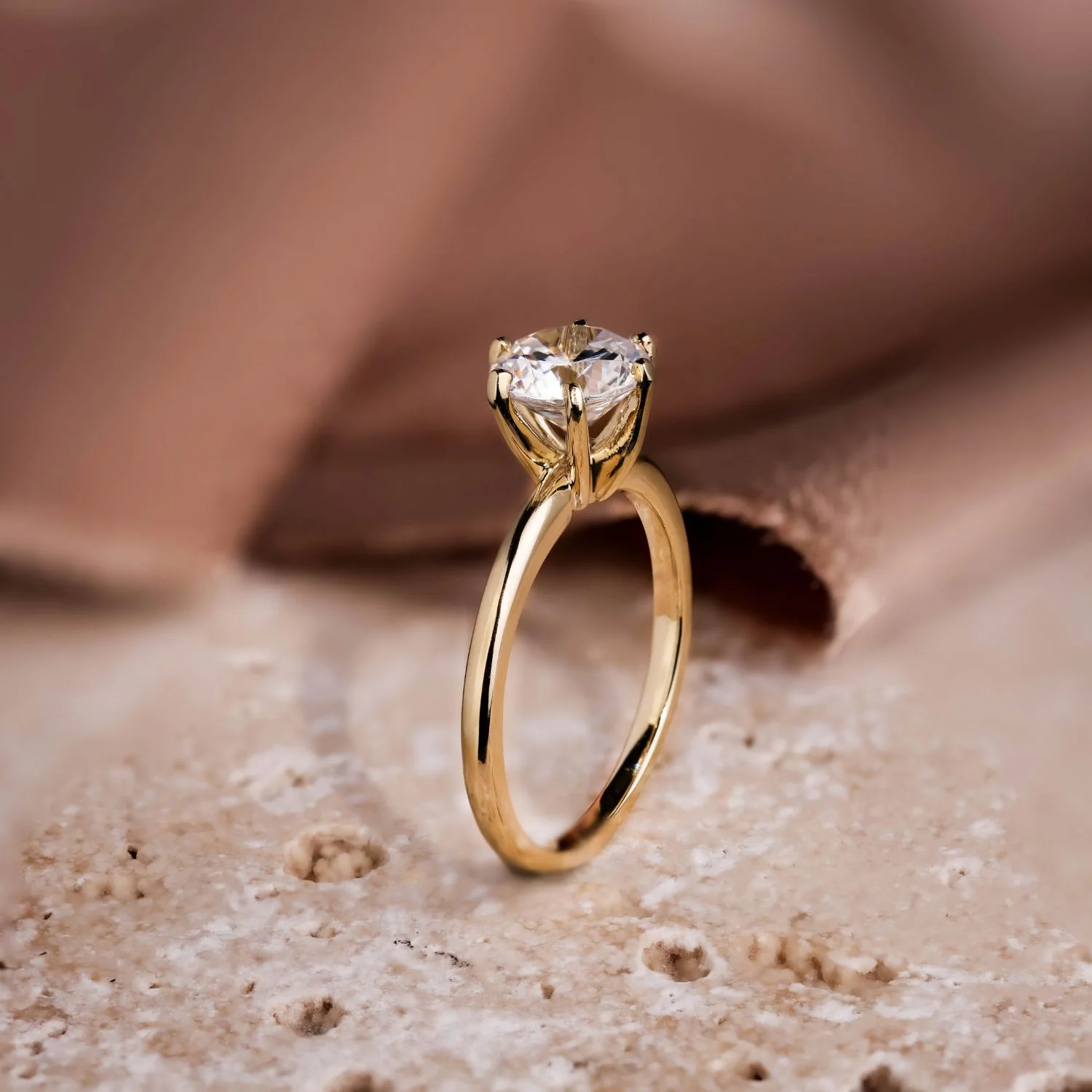 The Harper - Classic Solitaire Round Diamond Engagement Ring - Image 16