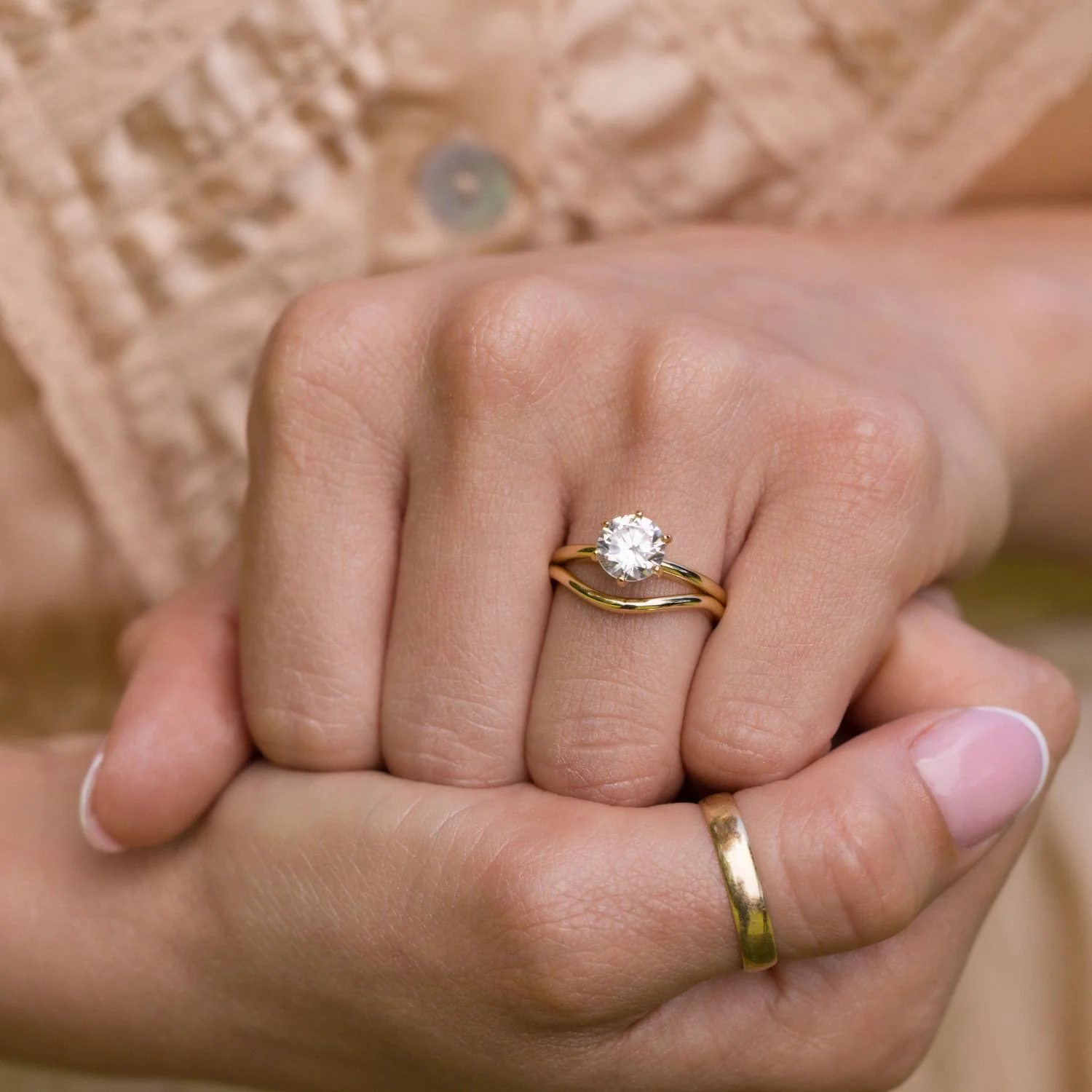 The Harper - Classic Solitaire Round Diamond Engagement Ring - Image 6