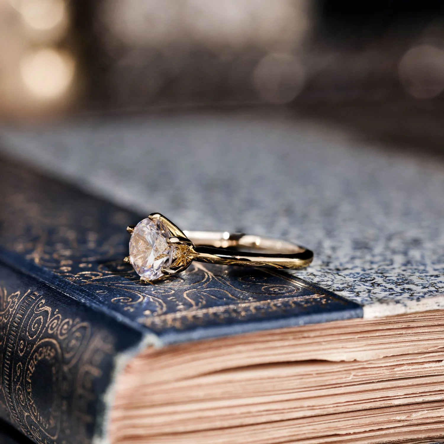 The Harper - Classic Solitaire Round Diamond Engagement Ring - Image 7