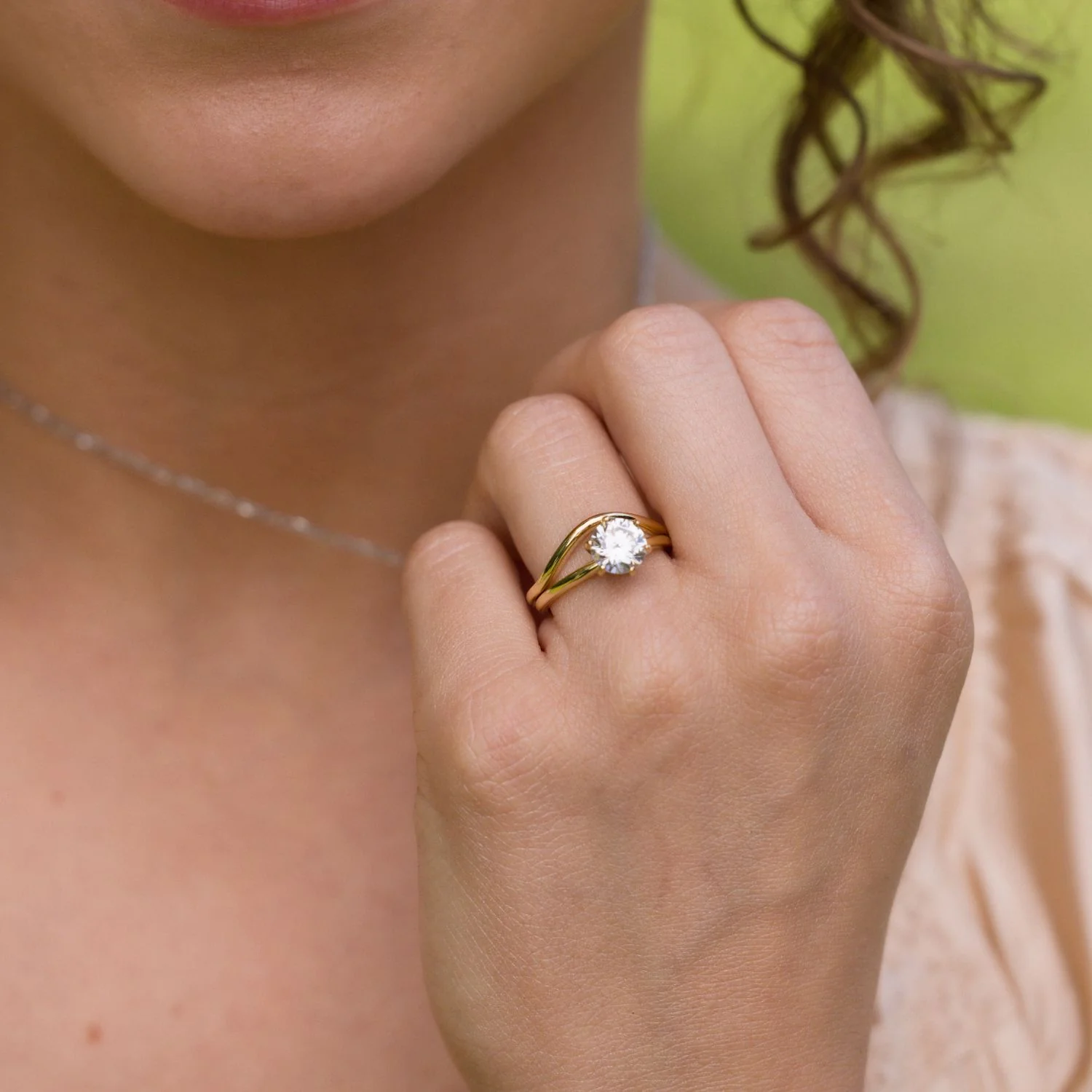 The Harper - Classic Solitaire Round Diamond Engagement Ring - Image 8