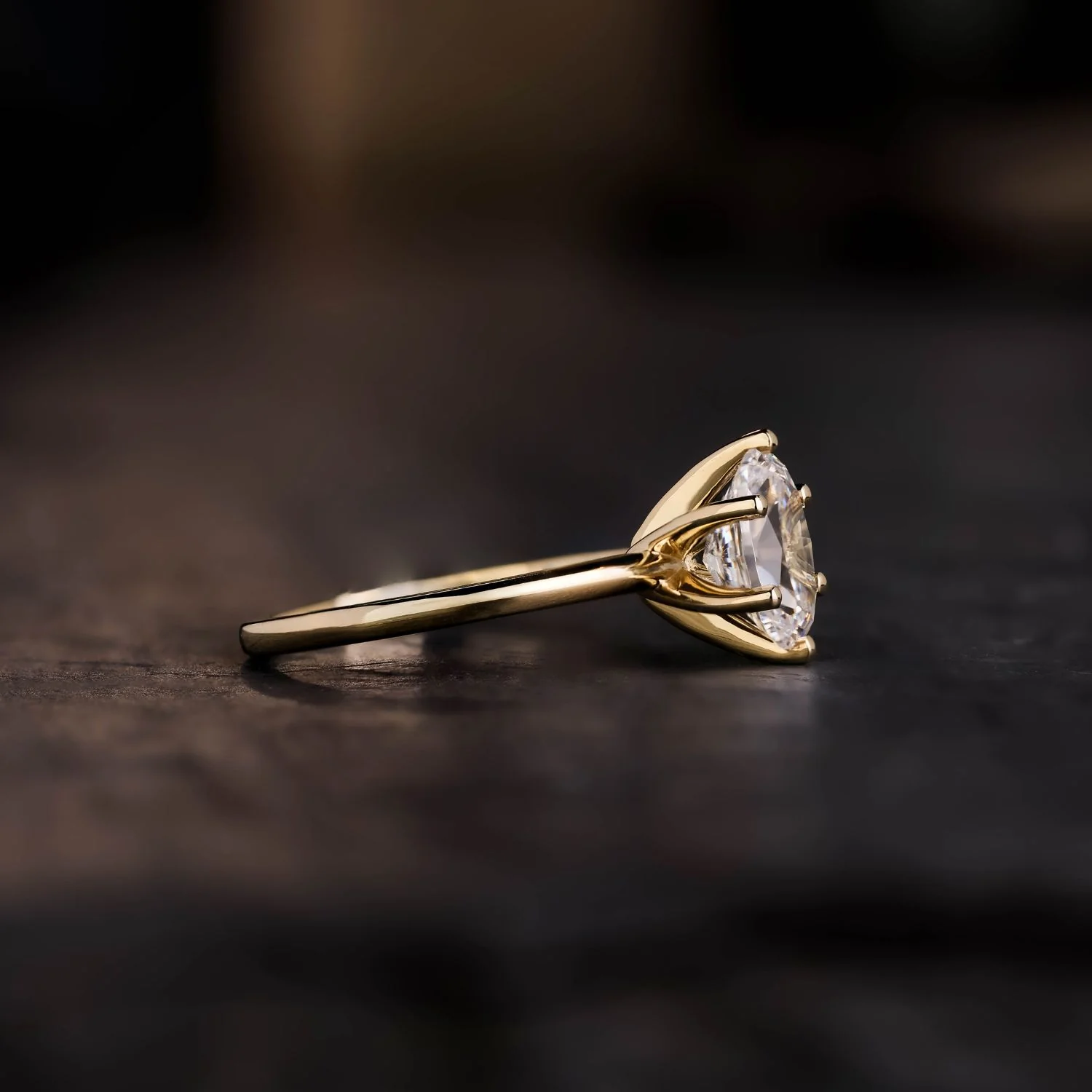 The Olivia - Classic Solitaire Oval Diamond Engagement Ring - Image 16